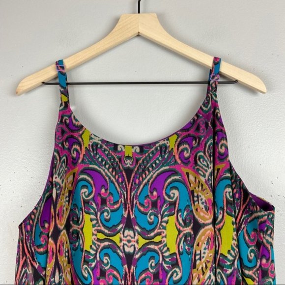 Lane Bryant Sleeveless Chiffon Slip Dress 18/20 - Picture 4 of 5